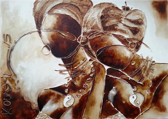 Deux femmes (2015) 50x70cm 